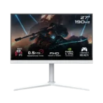 GAMEON GOA27FHD190IPS Artic Pro Series 27" FHD, 190Hz, MPRT 0.5ms, HDMI 2.1, Fast IPS Gaming Monitor (Supports PS5) - White