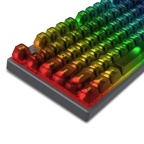 Redragon A138 Transparent Black keycaps 117 Keys