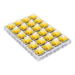 Redragon A113 Bullet-B Tactile Mechanical Switch, Hot-Swappable DIY Keyboard Clicky Switch Mod, 50 Million Click(24 pcs Switches, Keycap + Switch Puller) - Image 2