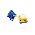 Redragon A113 Bullet-B Tactile Mechanical Switch, Hot-Swappable DIY Keyboard Clicky Switch Mod, 50 Million Click(24 pcs Switches, Keycap + Switch Puller)