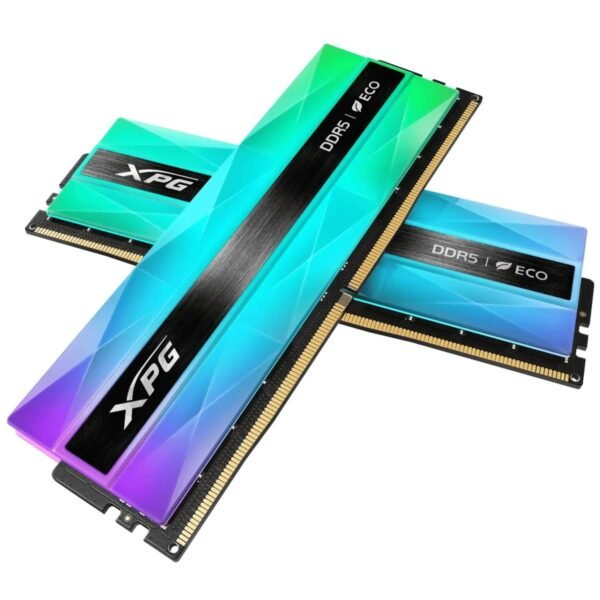 ADATA XPG LANCER NEON RGB 32GB (2x16GB) 6400MT/s CL32 DDR5 RAM Memory Kit - Black