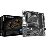 GIGABYTE B760M DS3H AX (WiFi 6E), Intel 13th 12th Series, LGA 1700/DDR5/PCIe 4.0/2xM.2 - mATX Gaming MotherBoard