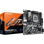 GIGABYTE B860M H Intel Core Ultra (Series 2), LGA 1851/DDR5/PCIe 5.0/2xM.2 - mATX Gaming MotherBoard
