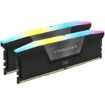 CORSAIR VENGEANCE RGB 32GB (2x16GB) DDR5 RAM 7200MT/s CL34 Memory Kit — Black - Image 2