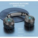 PHOINIKAS Q9 Wired/Wireless Over Ear Headphones with Detachable Noise Canceling Mic, 7.1 Sound, Wireless Bluetooth Music Headset for Phone, Up to 40h - Image 5