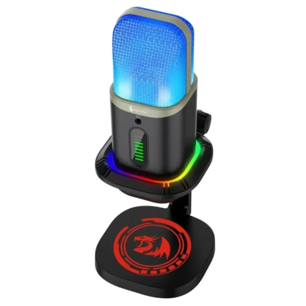 Redragon GM305 Echowave Wired Gaming Microphone Designed for professionals- High quality audio, clear and natural sound quality for live streamers