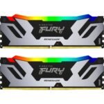KingSton Fury Renegade RGB 32GB (2x16GB) DDR5 8000MT/s-CL38 Desktop Memory (Black/Silver) - Image 2