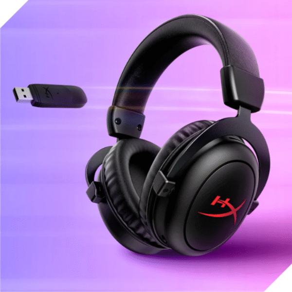 HP HyperX Cloud II Core Wireless Gaming Headset 7.1 Surround Noise Cancelling Microphone Battery For PC, PS4/PS5