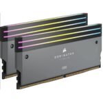 CORSAIR DOMINATOR TITANIUM RGB 64GB (2x32GB) DDR5 RAM 6000MT/s CL30 Memory Kit — Grey - Image 2