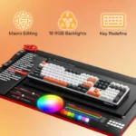 Redragon K689 Pro Wireless Gasket Rgb Gaming Keyboard, 104 Keys + Extra 4 - Image 4