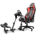 Arozzi Velocita Universal Racing Simulator Cockpit Compatible with Most Racing Sim Gear & Gaming Chairs Collapsible Telescopic and Portable - Black