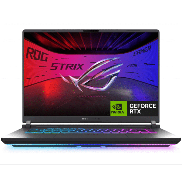 Laptop ASUS ROG Strix G16 Intel® Core™ Ultra 9 Processor 275HX NVIDIA® GeForce RTX™ 5080 Laptop GPU 16GB GDDR7 16GB DDR5-5600Hz 16-inch 2.5K 240Hz IPS-level - Eclipse Gray