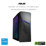 Desktop Gaming ASUS ROG G13CHR | Intel® Core™ i7-14700F Processor Air Cooler, NVIDIA® GeForce® RTX5060 8GB GDDR7 (Customized), 16GB DDR5 WIFI & Bluetooth Integrated - 2 Years Warranty
