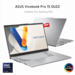 ASUS Vivobook Pro 15 OLED (2024), AI Ready, 15.6” 3K 120Hz OLED Laptop, Intel Core Ultra 7 155H, NVIDIA GeForce RTX™ 4050, 1TB SSD, Cool Silver