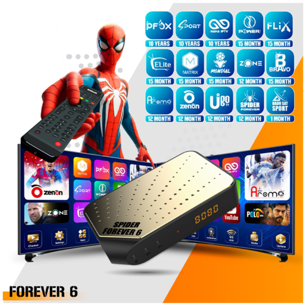 Spider Forever 6 Gold 5G Receiver
