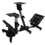 Arozzi Velocita Universal Racing Simulator Cockpit Compatible with Most Racing Sim Gear & Gaming Chairs Collapsible Telescopic and Portable - Black - Image 3