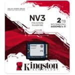 Kingston NV3 2TB M.2 2230 NVMe PCIe Gen 4x4 3D Nand Internal SSD Up to 6000 MB/s
