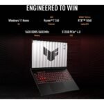 NEW 2025 Laptop ASUS TUF Gaming A16 AMD Ryzen™ 7 260 Up to 5.1 GHz Processor NVIDIA GeForce RTX 5060 8GB GDDR7 16GB DDR5 5600 Mhz 16" FHD+ 144Hz - Jaeger Gray - Image 2