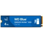 WD Blue SN5000 4TB NVMe Internal SSD - PCIe Gen 4.0, M.2 2280, Up to 5,500 MB/s w/ nCache 4.0 Technology