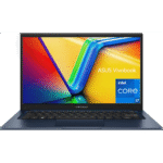 Laptop ASUS Vivobook 14, Intel Core™ i7-1355U 10-Cores Processor, 16GB DDR4 (Customized), 14" FHD IPS 250nits Display, Wi-Fi 6E, Bluetooth 5.3 - Quiet Blue