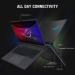 Laptop ASUS ROG Strix G16 Intel® Core™ Ultra 9 Processor 275HX NVIDIA® GeForce RTX™ 5080 Laptop GPU 16GB GDDR7 16GB DDR5-5600Hz 16-inch 2.5K 240Hz IPS-level - Eclipse Gray - Image 3