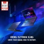 Laptop ASUS ROG Strix G16, AMD Ryzen™ 9 8940HX Processor Up to 5.3GHz, NVIDIA® GeForce RTX™ 5050 Laptop GPU 8GB GDDR7, 16GB DDR5, 16-inch FHD+ 165Hz IPS-level - Eclipse Gray - Image 2