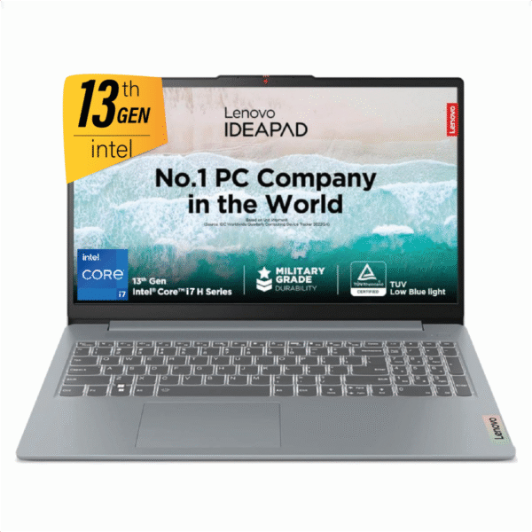 Laptop Lenovo IdeaPad Slim 3 (2024) 13th Gen Intel Core i7-13620H High-Performance 16GB DDR5, 512GB SSD & 15.6" FHD IPS - Gray