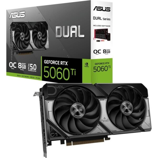 ASUS Dual GeForce RTX 5060 Ti OC Edition 8GB GDDR7 - Graphics Card