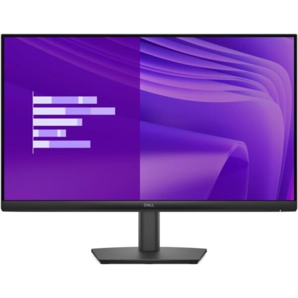 Dell E2425HM Essential Flat Monitor 24" FHD IPS @100HZ, Wide viewing angle Slim Bezel Display w/ DP, HDMI, VGA - Black
