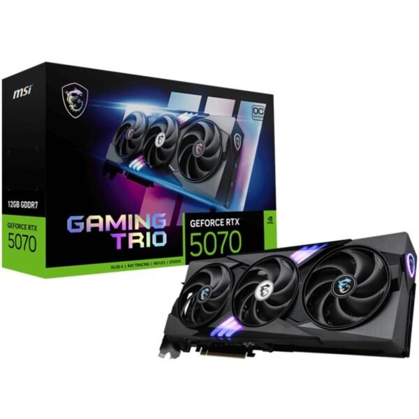 MSI GeForce RTX 5070 GAMING TRIO OC 12GB GDDR7- Graphics Card