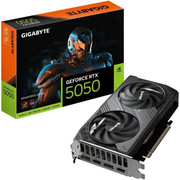 GIGABYTE GeForce RTX 5050 WINDFORCE OC 8GB GDDR6 - Graphics Card