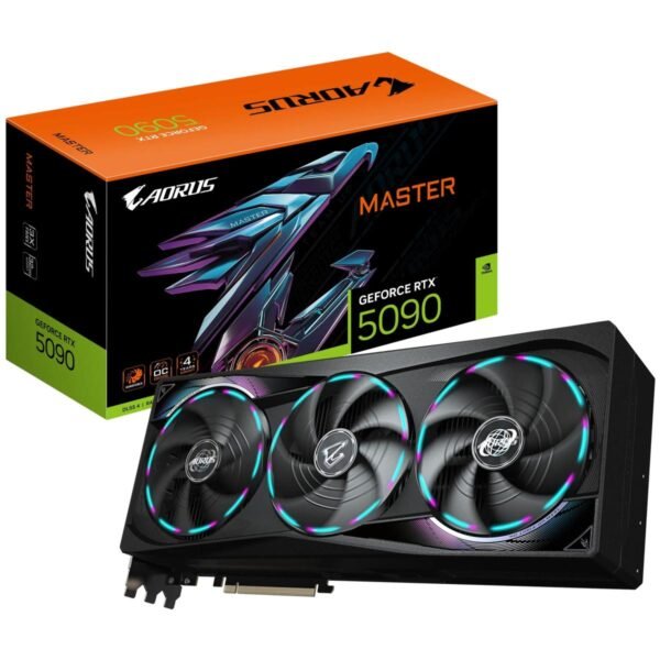 GIGABYTE AORUS GeForce RTX 5090 MASTER 32GB GDDR7 - Graphics Card