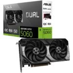 ASUS Dual GeForce RTX 5060 OC Edition 8GB GDDR7 - Graphics Card