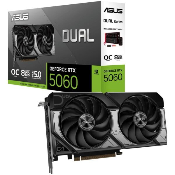 ASUS Dual GeForce RTX 5060 OC Edition 8GB GDDR7 - Graphics Card