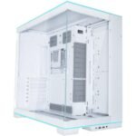 Lian Li O11 Dynamic EVO RGB Edition (White) Mid Tower 2 Sided Tempered Glass Gaming Case w/ Reversable Chassis Mode , Dual Chamber & Dual ARGB Strips, Up To 8 Drives Capacity & 420mm Radiator Support - Image 2