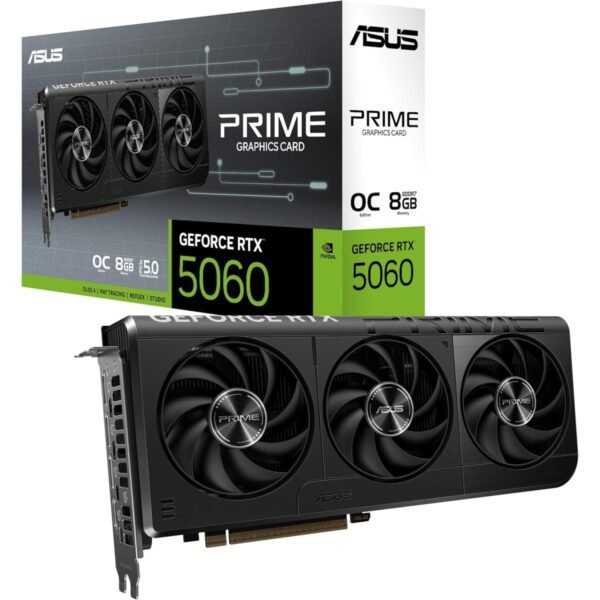 ASUS PRIME GeForce RTX 5060 OC Edition 8GB GDDR7 - Graphics Card