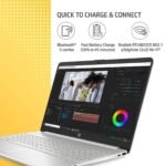 HP Laptop 14s-dq0000ne, Intel Celeron N4120 8GB DDR4, 256 GB SSD, 14" HD (1366 x 768) Micro-Edge, Full-Size Keyboard - Silver - Image 2