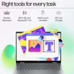 HP Envy x360 2-in-1 Laptop 15-FE1082 Intel Core Ultra 7 155U Processor 12-Cores With Built-in AI 15.6″ 360 Touch FHD 300 nits Win11Home - Silver - Image 4