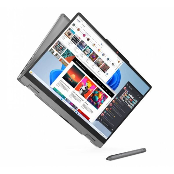 Laptop Lenovo IdeaPad 5 2-in-1 14IRU9 Intel® Core™ 5 120U 10 Cores 8GB LPDDR5-5200 512GB SSD 14" WUXGA IPS 300nits Touch Lenovo® Digital Pen 2