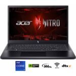 Laptop ACER NITRO V15 13TH GEN Intel® Core i9-13900H 5.40 GHz NVIDIA GeForce RTX 4060 8GB 16GB DDR515.6" IPS FHD 144Hz Display
