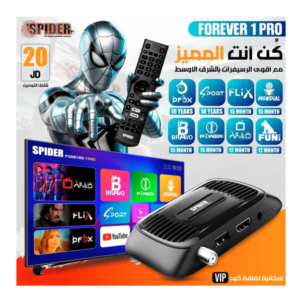 Spider Forever 1 Pro Receiver